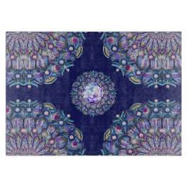 Tabla De Cortar Rosario azul