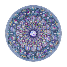 Tabla De Cortar Rosario azul