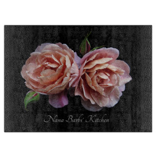 Tabla De Cortar Rosas Consejo de Corte de Vidrio Personalizado