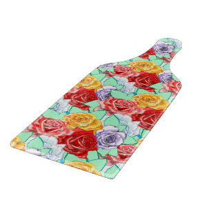 Tabla De Cortar Rosas de Bouquet Cutting Board Rosa Gardens