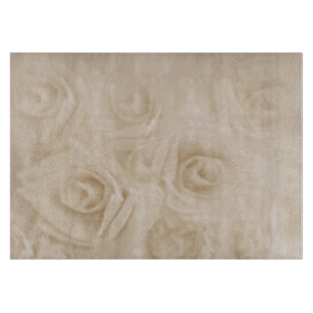 Tabla De Cortar Rosas de papel Sepia (Anverso)