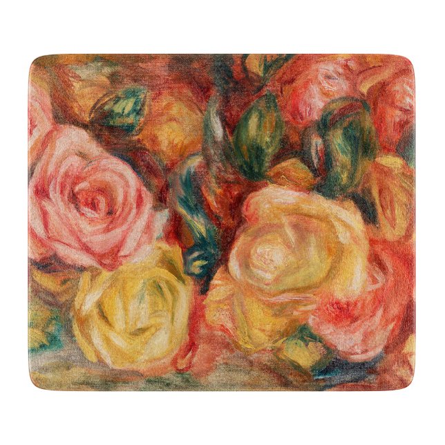 Tabla De Cortar Rosas de Pedro Auguste Renoir (Anverso)