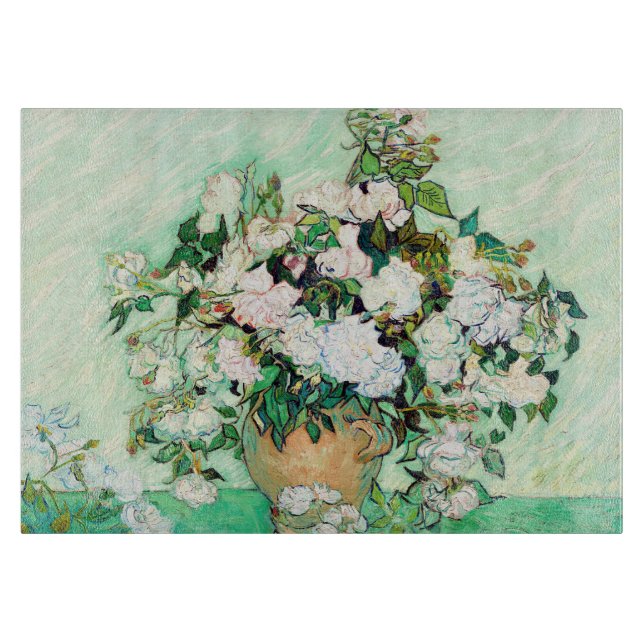Tabla De Cortar Rosas de Vincent van Gogh (Anverso)