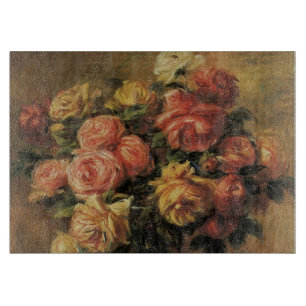 Tabla De Cortar Rosas en una vesícula de Pierre Renoir, Bella Arte