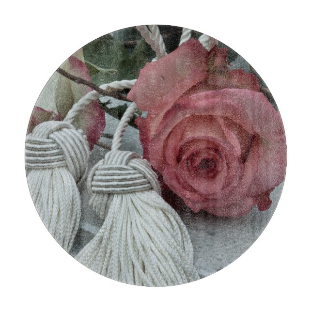 TABLA DE CORTAR ROSAS Y TASSELS TAUND CUTTING BOARD (Anverso)