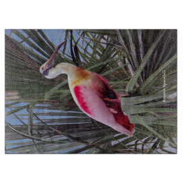 Tabla De Cortar Roseate Spoonbill board