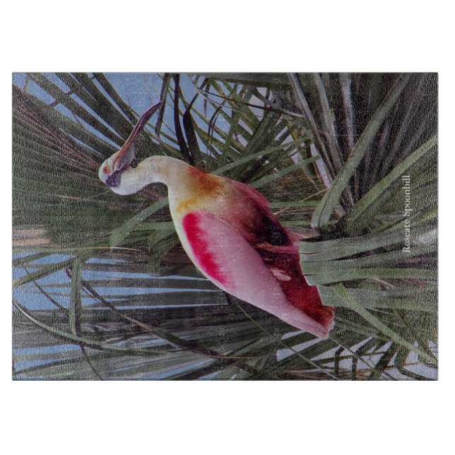 Tabla De Cortar Roseate Spoonbill board (Anverso)