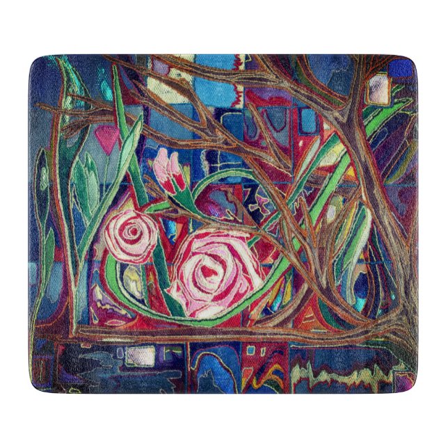 Tabla De Cortar Roses, in the garden (Anverso)