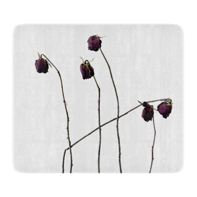 Tabla De Cortar Roses rojos (Anverso)