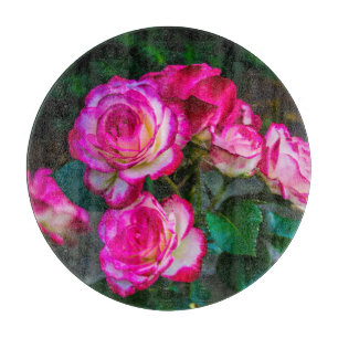 Tabla De Cortar Roses rojos