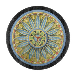 Tabla De Cortar Rosette arquitectónico antiguo n.º 2