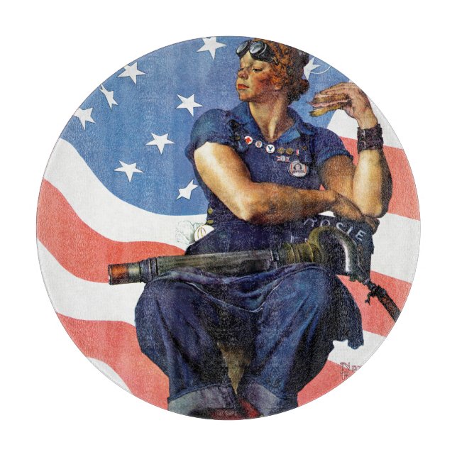 Tabla De Cortar Rosie the Riveter (Anverso)