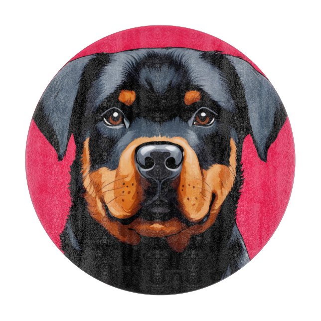 Tabla De Cortar Rottweiler (Anverso)