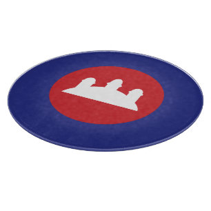 Tabla De Cortar Roundel de Camboya