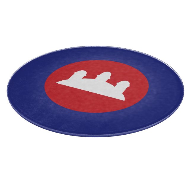 Tabla De Cortar Roundel de Camboya (Borde)
