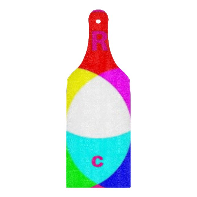 Tabla De Cortar rueda de color (Anverso)