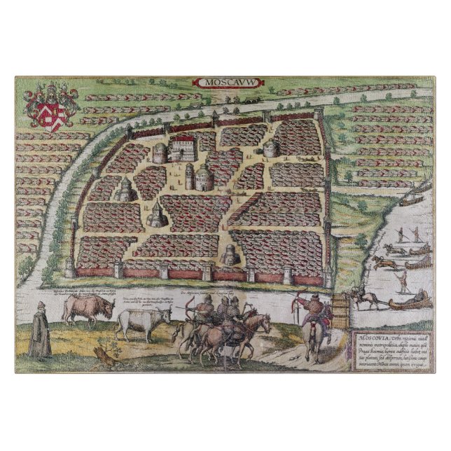 TABLA DE CORTAR RUSIA: MOSCÚ, 1591 (Anverso)