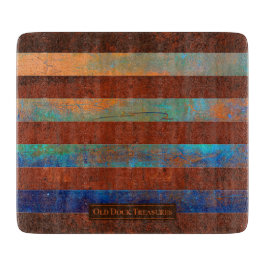 Tabla De Cortar Rustic Coastal Glass Cutting Board