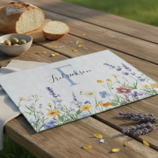 Tabla De Cortar Rustic Floral Housewarming Charcuterie Board (Rustic floral housewarming charcuterie board)