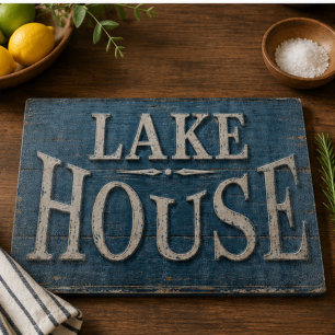 Tabla De Cortar Rustic Lake House Welcome Vintage Cabin Entrance