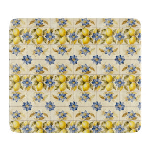 Tabla De Cortar Rustic Mediterranean Lemon Tile MH26