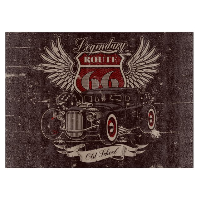 Tabla De Cortar Ruta 66 (Anverso)