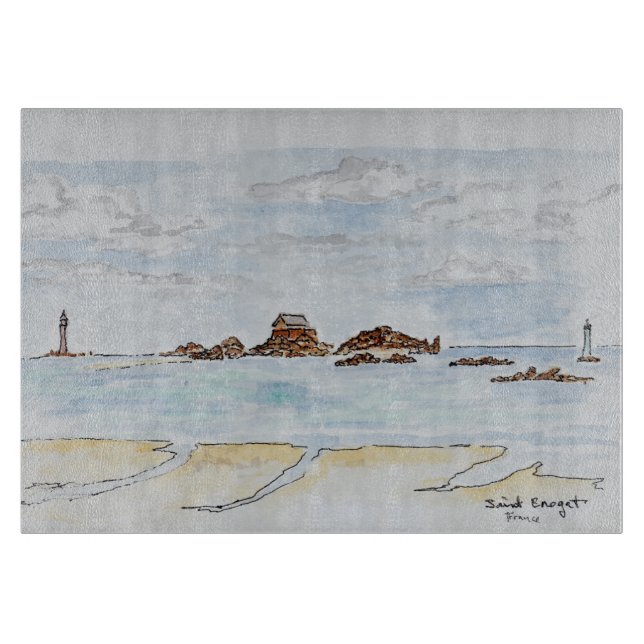 Tabla De Cortar Saint-Enogat, Dinard | Bretaña, Francia (Anverso)