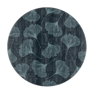 Tabla De Cortar Sale Ginkgo: Elegante patrón sin foco.