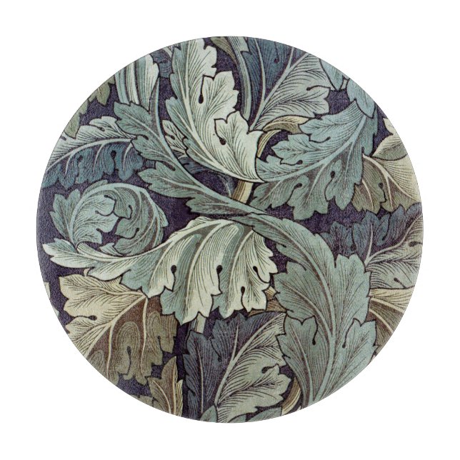 Tabla De Cortar Saltos de fondo de William Morris Acanthus (Anverso)