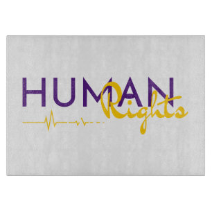 Tabla De Cortar Salvamento de los derechos humanos