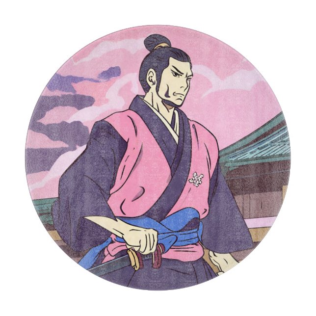 Tabla De Cortar samurai (Anverso)