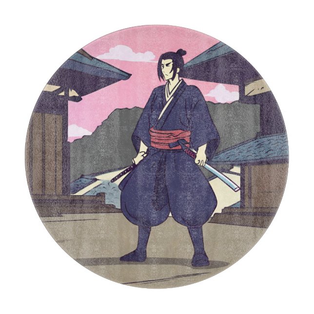 Tabla De Cortar samurai (Anverso)