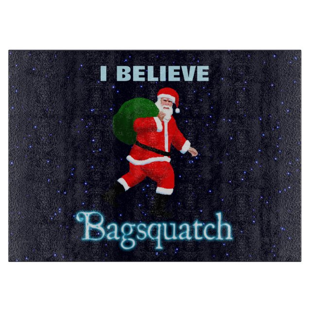 Tabla De Cortar Santa Claus - Bagsquatch (Anverso)