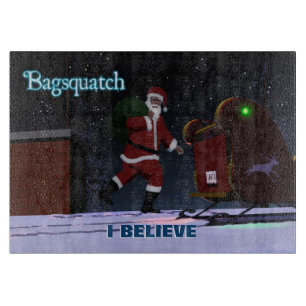 Tabla De Cortar Santa Claus - Bagsquatch