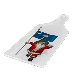 Tabla De Cortar Santa Claus Con El Diseño De Carolina Del Sur