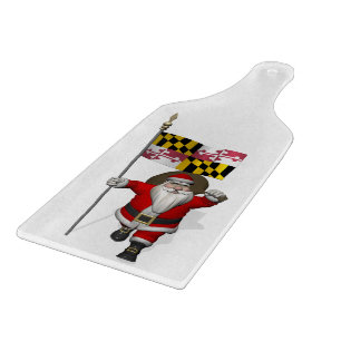 Tabla De Cortar Santa Claus Con El Fin De Maryland
