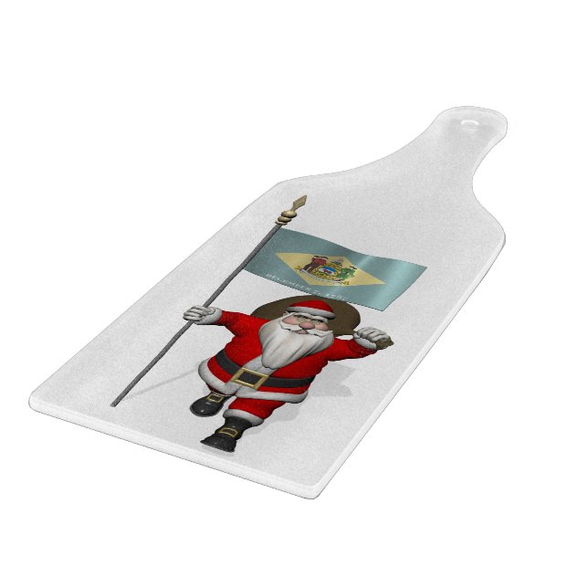 Tabla De Cortar Santa Claus Con El Firme De Delaware (Borde)
