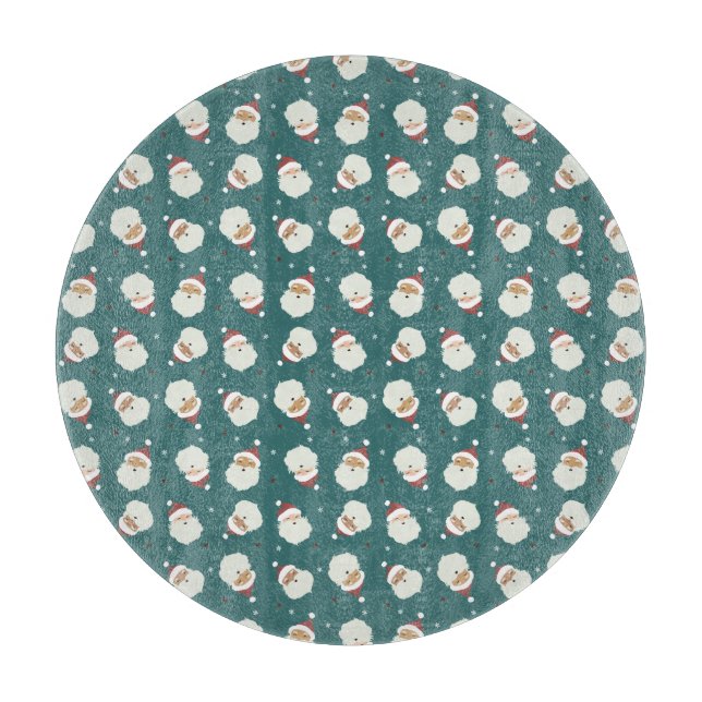 Tabla De Cortar Santa Claus Feliz Navidad (Anverso)