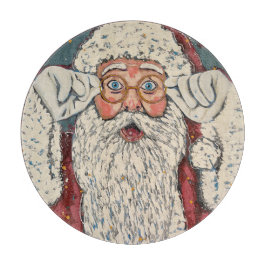 Tabla De Cortar Santa Claus Surprise