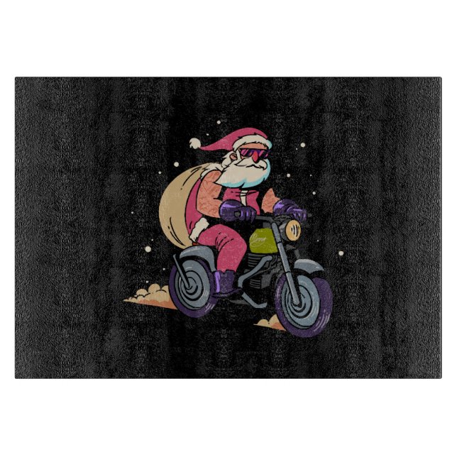 Tabla De Cortar Santa Claus travieso (Anverso)