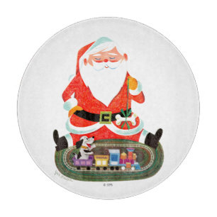 Tabla De Cortar Santa con el tren