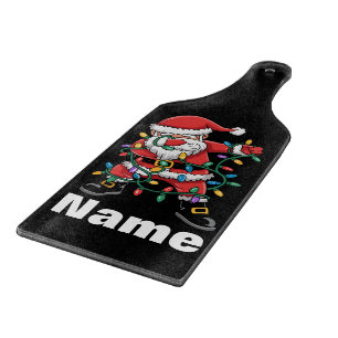 Tabla De Cortar Santa Dabbing Regalo de Navidad Divertido Personal