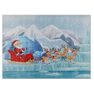 Tabla De Cortar Santa, Sleigh y los renos