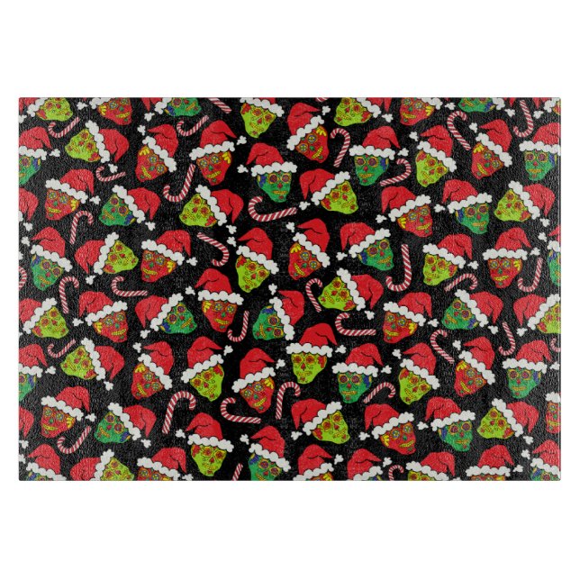 Tabla De Cortar Santa Sugar Skulls (Anverso)