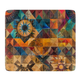 Tabla De Cortar Sapphire Mesmérico "Artista Heredada" Gl templado