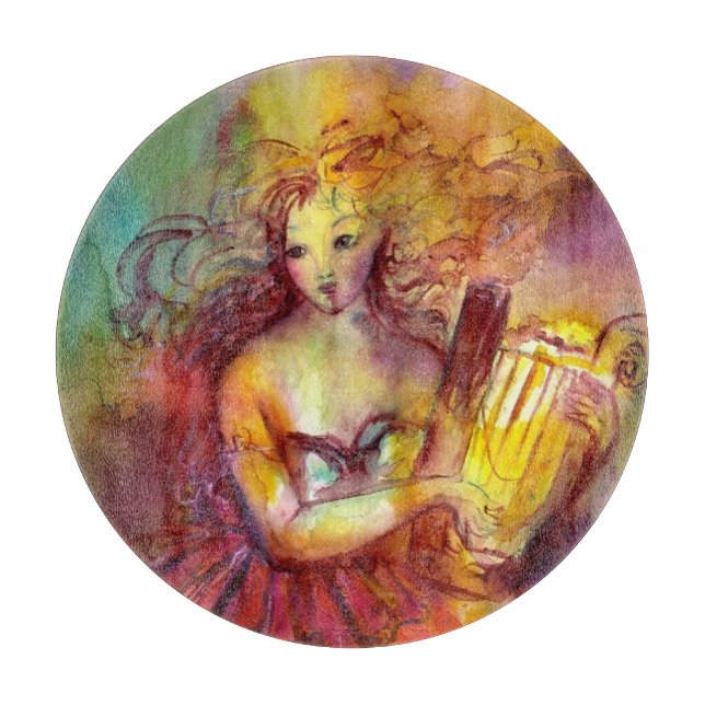 TABLA DE CORTAR SAPPHO, BAILE, MÚSICA Y POESÍA (Anverso)