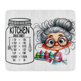 Tabla De Cortar Sarcastic Kitchen Cheat Sheet Chart