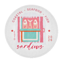 Tabla De Cortar Sardinas caprichosas Costa Playa Rosa