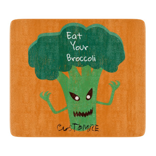 Tabla De Cortar Scary Broccoli Thunder_Cove (Anverso)
