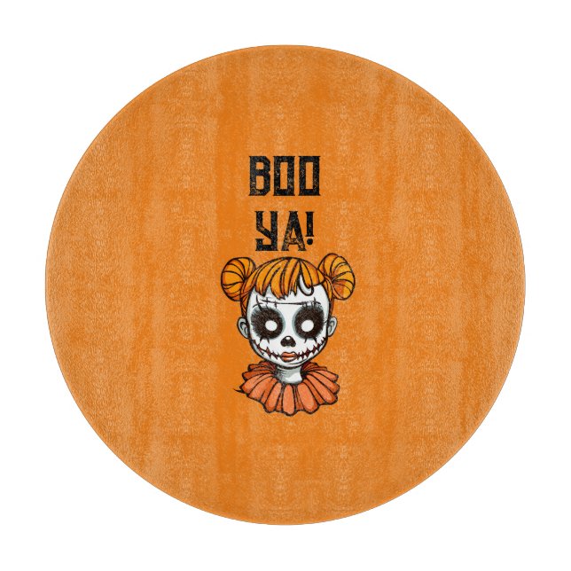 Tabla De Cortar Scary Clown Chica (Anverso)